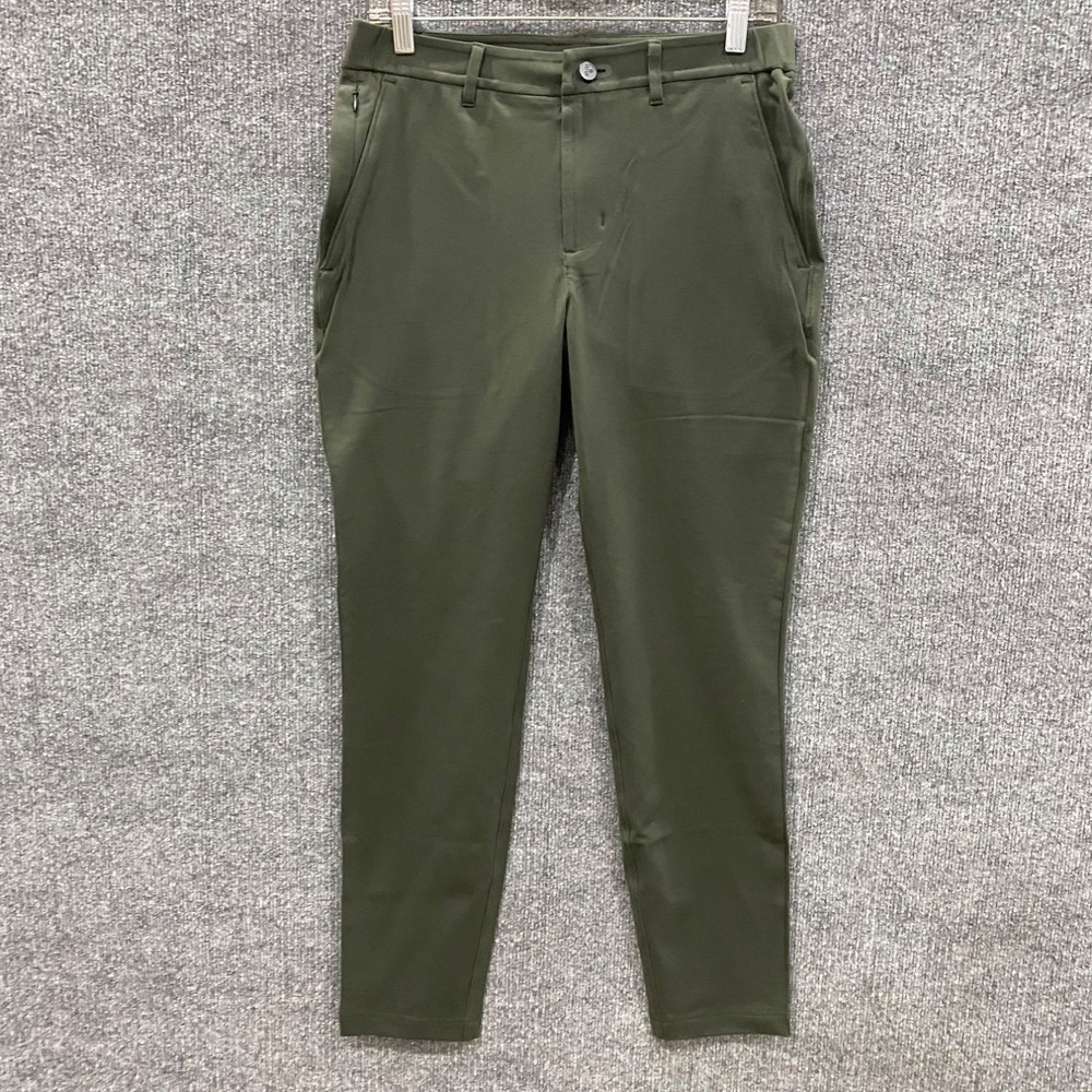 Public Rec All Day Every Day 5-Pocket Pant Mens 28x30 Olive Green Stretch Chino
